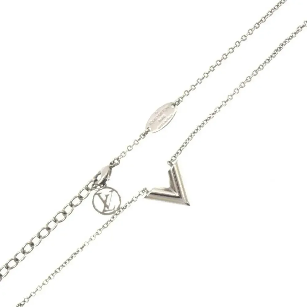 LOUIS VUITTON Silver Necklace